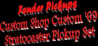   Custom 69 Strat Stratocaster Pickups 3 PU Set 099 2114 000  