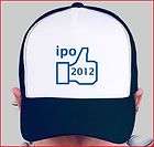 facebook hat stock IPO trucker style adjustable one size genuine 