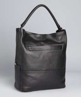 Furla onyx leather Laila snap closure shoulder bag
