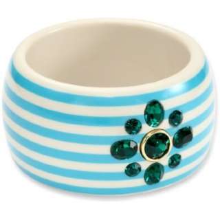 Juicy Couture A Trip To Bountiful Blue Large Striped Bracelet 
