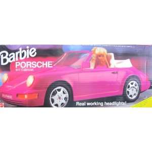  Barbie PORSCHE 911 CABRIOLET Vehicle CAR w Working 