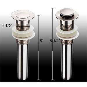  1 1/2 Brushed Nickel Pop up Drain Stopper