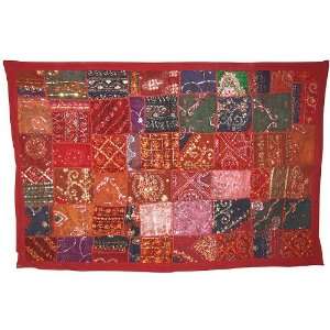  Fabulous Wall Hanging Tapestry with Pretty Sequins & Patch 