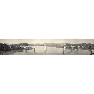  Panoramic Reprint of Million dollar bridge over Tenn 