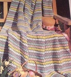 EASTER EGGS Afghan Crochet Pattern  