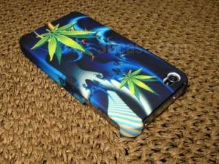 Marijuana Leaf Cannabis Case for iPhone 4 Hard Cover 4G  