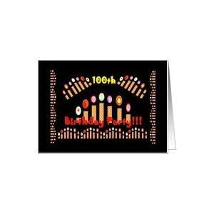 100th Birthday Party with Oodles of Candles Card  Toys & Games 