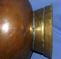   Art Deco European Handcrafted Copper Brass Milk Can Pail Bucket  