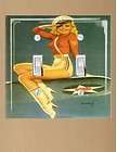 Pin up Girl on airplane Light Switch Plate Cover