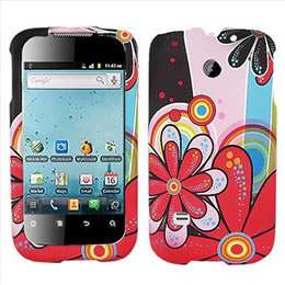 Pink Lotus Hard Case Cover for Cricket Huawei Ascend 2 II M865 