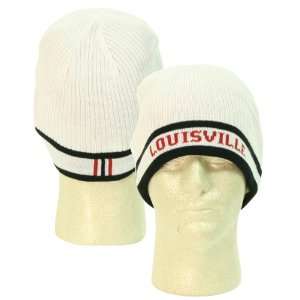  Louisville Cardinals Reversible White Band Winter Knit Hat 