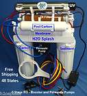 RO 24/35/50gpd 5 Stage Booster Pump Reverse Osmosis Sys