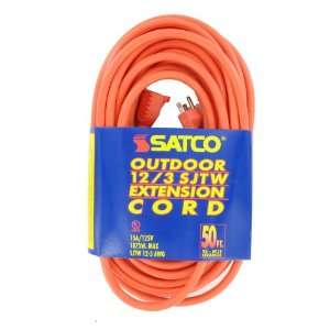   FT OUTDOOR 12/3 SJTW Orange Extension Cord #93 5018