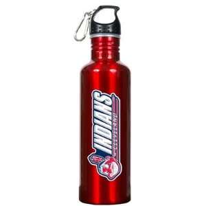  Cleveland Indians MLB 26Oz Stainless Steel Water Bottle 