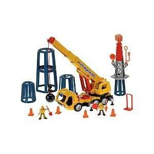 Fisher Price Imaginext Construction Crane & Tower New  