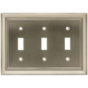   64174 Architectural Triple Switch Wall plate