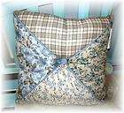 Blue Roses Shabby Cottage Pillow Sweet Melody J C Penne