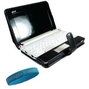  Executive Leather Case for Acer Aspire One 8.9 Mini Laptop 