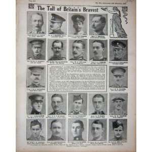   1914 WW1 Heroes Marker Mcgrath Wordsworth Macrae Men