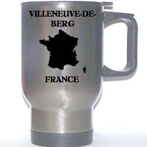  France   VILLENEUVE DE BERG Stainless Steel Mug 