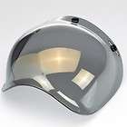 Mirror Bubble Shield for 3/4 helmet bobber chopper biltwell fulmer 