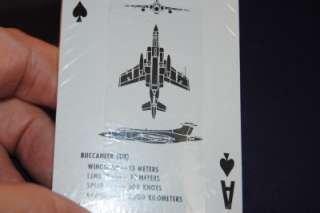 1970s New unopened deck of AIRCRAFT RECOGNITION PLAYING CARDS