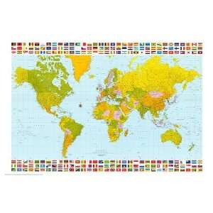  Map of the World Movie Poster, 36 x 24