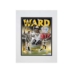  Hines Ward Super Bowl XL MVP Photo File Gold Double 