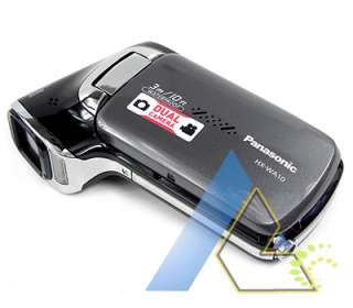 Panasonic HX WA10 HD Waterproof Dual Black Camcorder+6Gifts+1 Year 