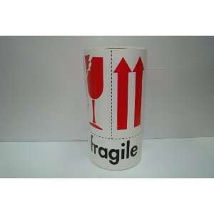   500 4x6 Fragile THIS SIDE UP Shipping Labels Stickers