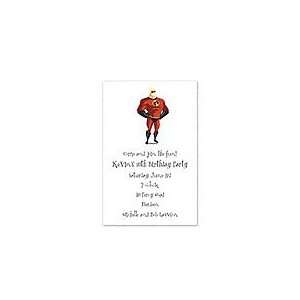 Mr. Incredible Birthday Party Invitations