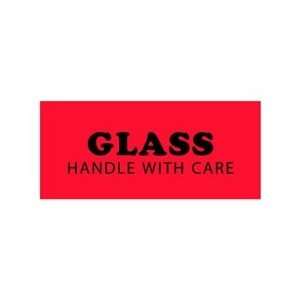  Fragile Shipping Labels   Glass Handle w/ Care   Black 