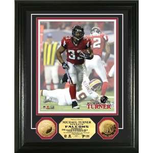  Michael Turner 24KT Gold Coin Photo Mint   NFL Photomints 