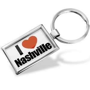 Keychain I Love Nashville, region Tennessee, United States   Hand 