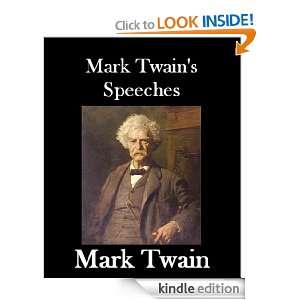 Mark Twains Speeches Mark Twain  Kindle Store