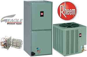 Ton Rheem 13 SEER Air Conditioner Split System R410  