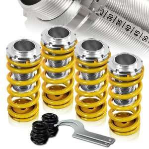 1988   2000 Honda Civic/CRX Yellow Adjustable Coilovers with Engraved 
