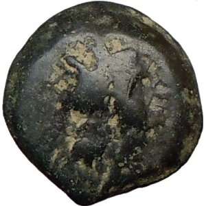   300BC Rare Authentic Ancient Greek Coin Tyche LUCK 