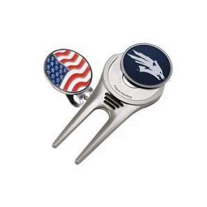  Nevada Wolf Pack Divot Tool Hat Clip with Golf Ball Marker 