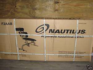 Nautilus Adjustable Abdominal & Decline Bench Stomach  