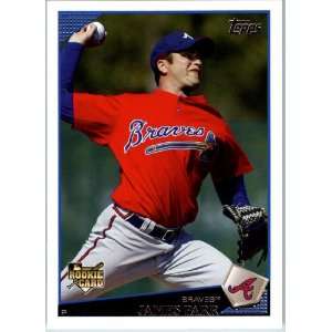  2009 Topps Baseball # 93 James Parr Atlanta Braves 