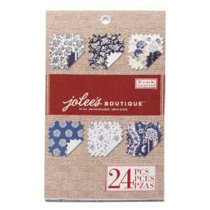  Jolees Boutique Mat Paper Pad, Blue Flowers Arts, Crafts 