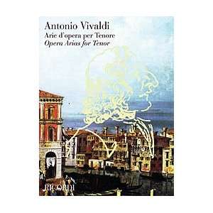  Opera Arias for Tenor Softcover Antonio Vivaldi Sports 