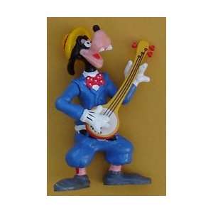 Disney Goofy PVC Approx. 2 1/2 Tall With Banjo