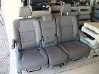   SEATS & MIDDLE SEAT CONSOLE CHARCOAL LEATHER 2011 van bus truck