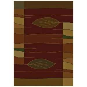  North Sky Collection Peaceful Leaves 111x74 Runner 