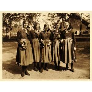  1932 Floda Darlana Sweden Costume Fashion Folkdrakter 