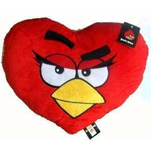Official Licensed GENUINE Angry Birds Beautiful Heart Fury Velvet 