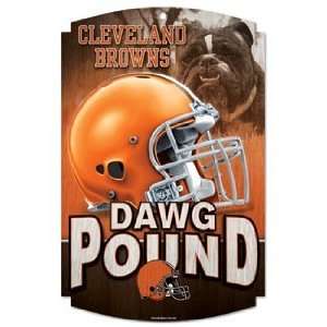  NFL Cleveland Browns Sign   Wood Style