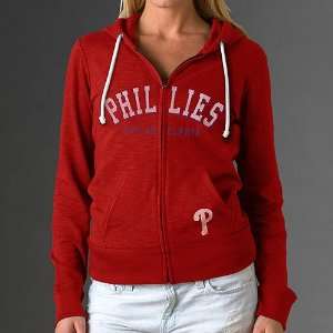   Phillies Womens Slugger Full Zip Hood by 47 Brand